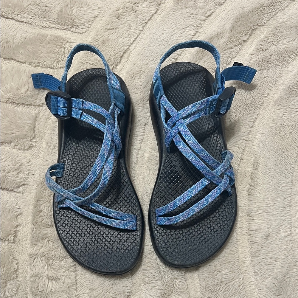 Women's Blue Strappy Sandals
